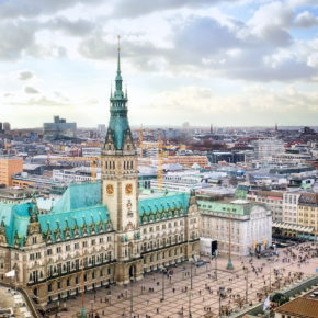 Hamburg Rathaus oben