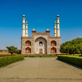 Indien Agra Akbar Mausoleum
