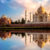 Indien Agra Taj Mahal Spiegelung