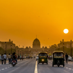 Indien Delhi Straße