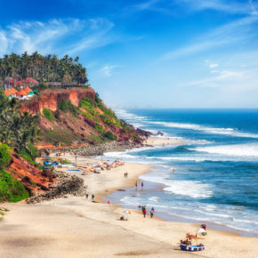 Indien Kerala Varkala Strand