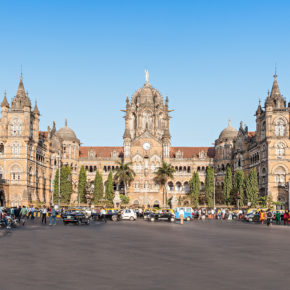 Indien Mumbai Bahnhof