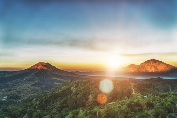 Indonesien Bali Batur Sonnenaufgang