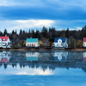 Island Reykjavik Winter