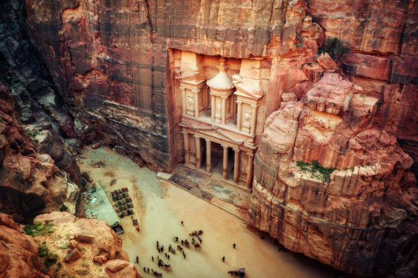 Jordanien Petra oben