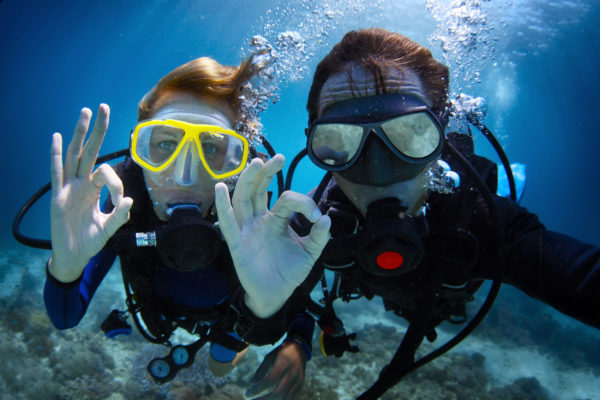Scuba Diving Paar