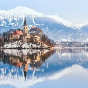 Winterwunderland Bled: 2 Tage Wochenende in Slowenien mit TOP 3* Hotel & Frühstück nur 33€