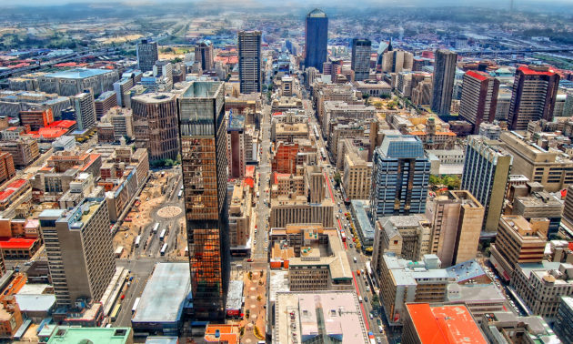 Südafrika Johannesburg Skyline