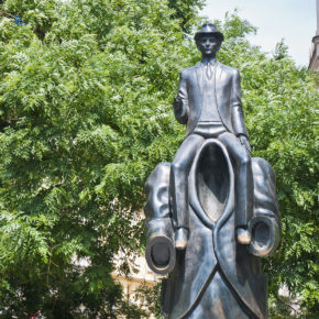 Tschechien Prag Kafka Statue