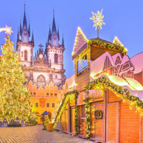 Weihnachtsmarkt in Prag: 2 Tage übers Wochenende im zentralen TOP 3* Hotel mit Frühstück für 21€