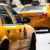 USA New York Taxi hinten