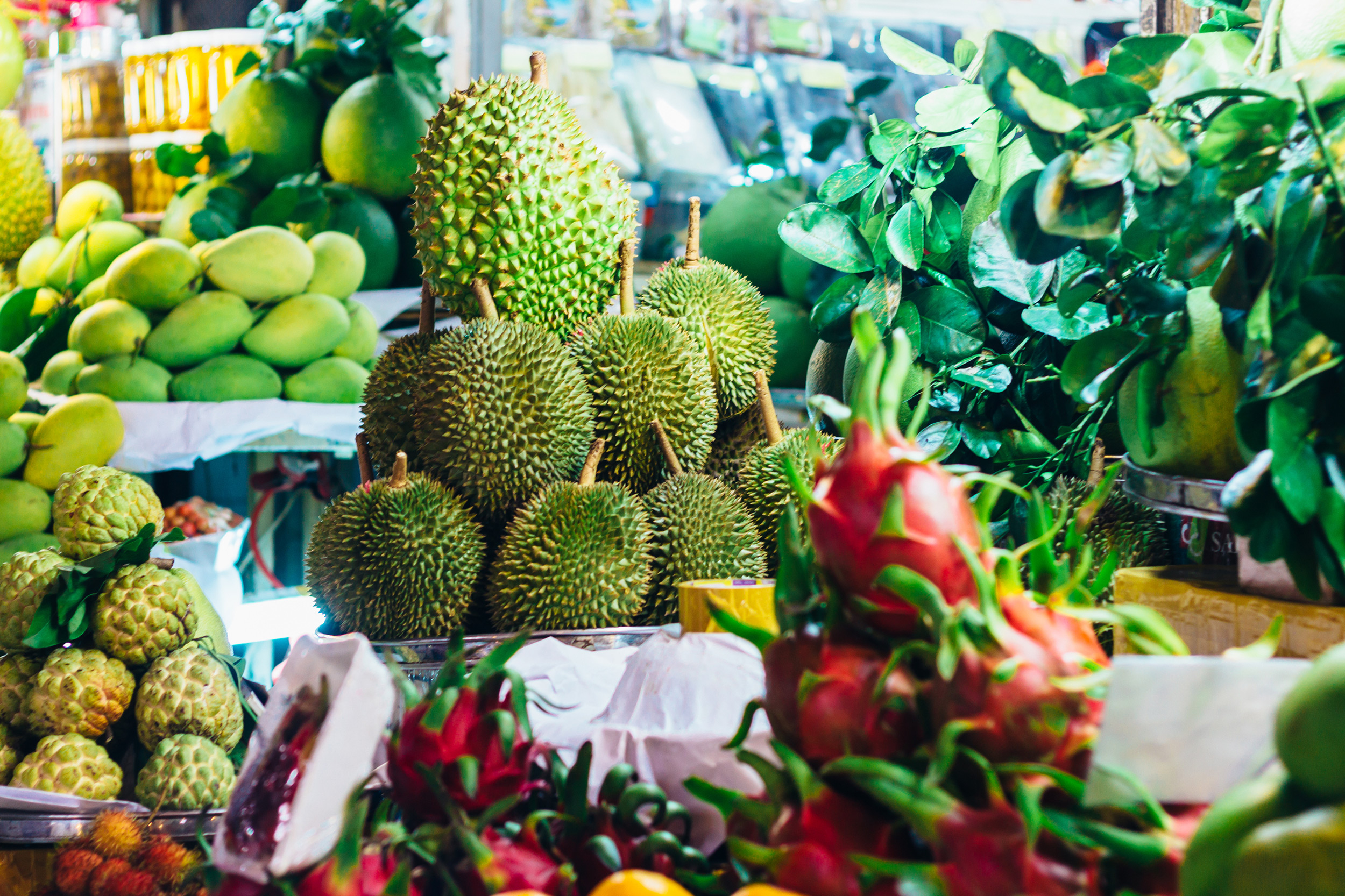 Vietnam Ho Chi Minh Stadt Fruechte
