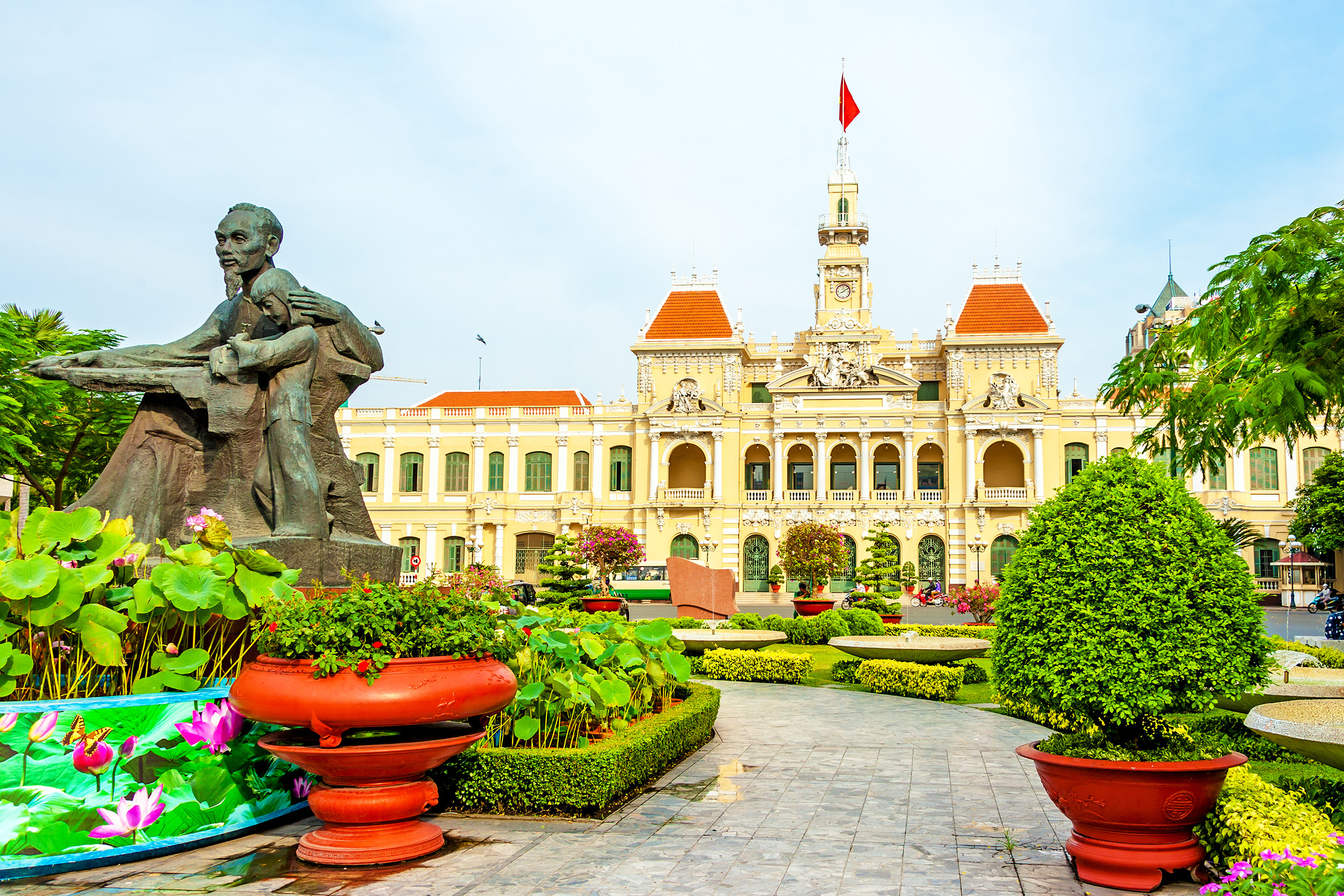Vietnam Ho Chi Minh Stadt Rathaus