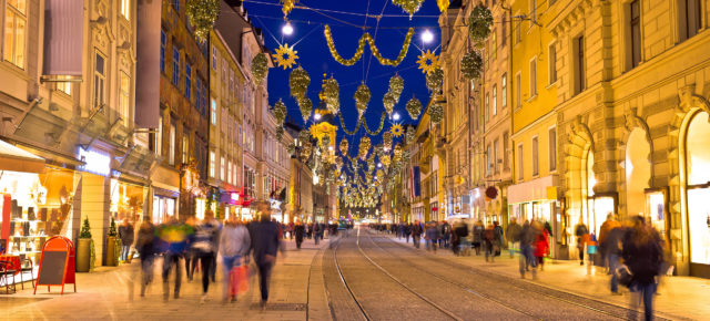 Weihnachtsshopping in Graz: 2 Tage im guten 4* Hotel mit Frühstück & Extra nur 64€