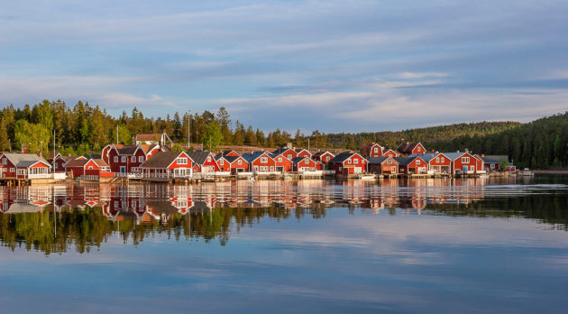 Schweden Smaland Rote Häuser
