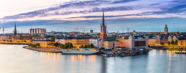 Schweden Stockholm Skyline