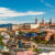 Kuba Santiago de Cuba Blick über die Stadt