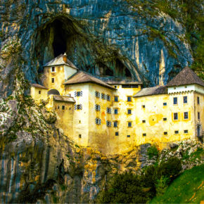 Slowenien Predjama Schloss
