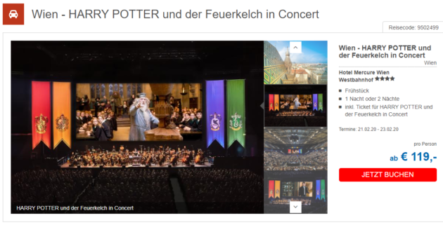 2 Tage Wien Harry Potter