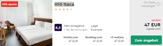 3 Tage Barcelona Hotel
