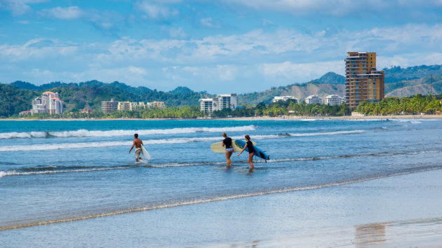 Costa Rica Surfen Jaco Beach