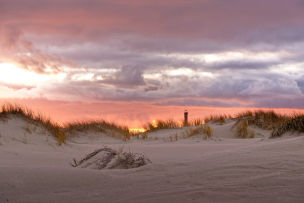 Deutschland Norderney Strand Sonnenuntergang
