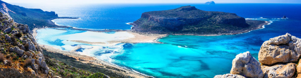 Griechenland Kreta Balos Bay Panorama