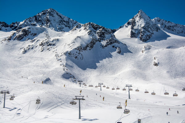 Österreich Stubaital Ski