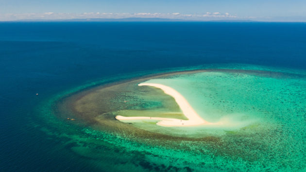 Philippinen White Island oben