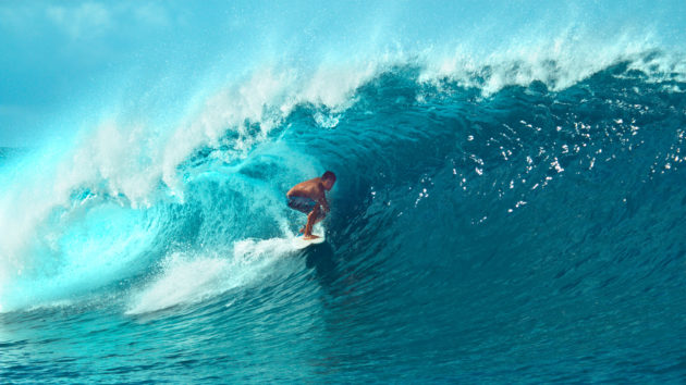 Tahiti Surfen