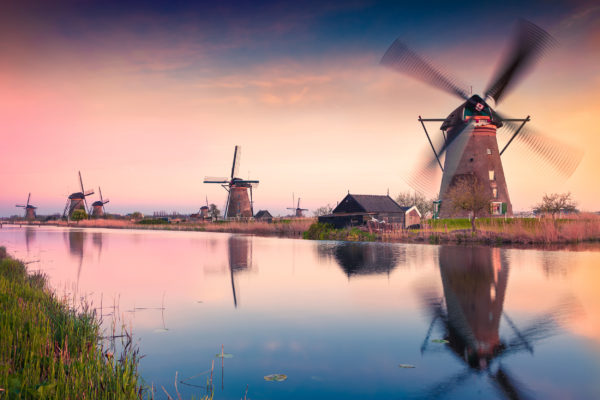 Holland Den Haag Windmuehlen