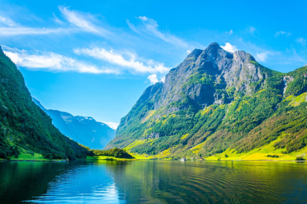 Norwegen Aurlandsfjord