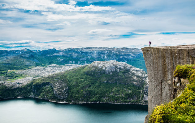 Norwegen Preikestolen