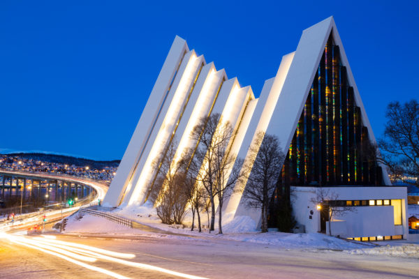 Norwegen Tromso Eismeer Kathedrale