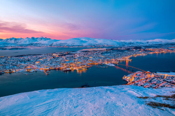 Norwegen Tromso Fjellheisen