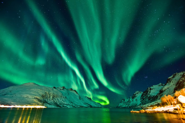 Norwegen Tromso Polarlichter