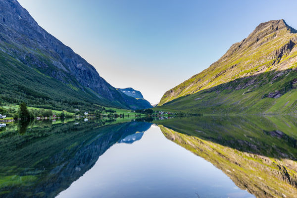 Norwegen Trondelag See