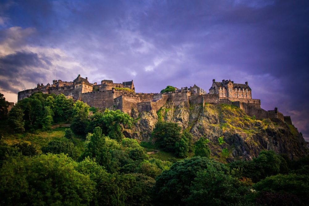 Schottland Edinburgh Schloss