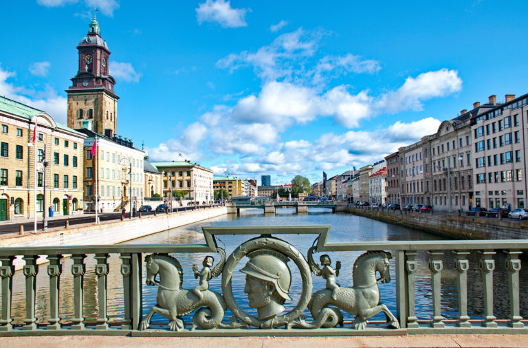 Schweden Göteborg Fluss