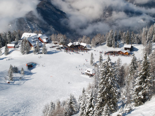 Slowenien Skigebiet Krvavec