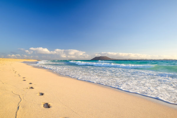 Spanien Fuerteventura Corralejo Strand