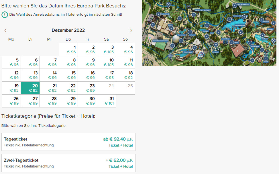Europa Park: 2 Tage im 4* Hotel inkl. Frühstück & Eintritt ab 92