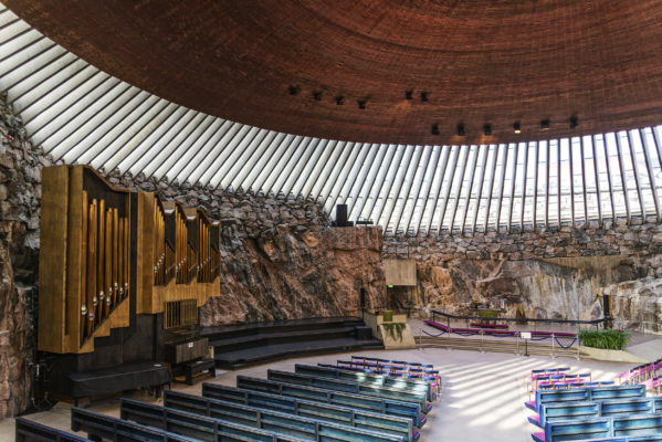 Finnland Helsinki Temppeliauki Felsenkirche