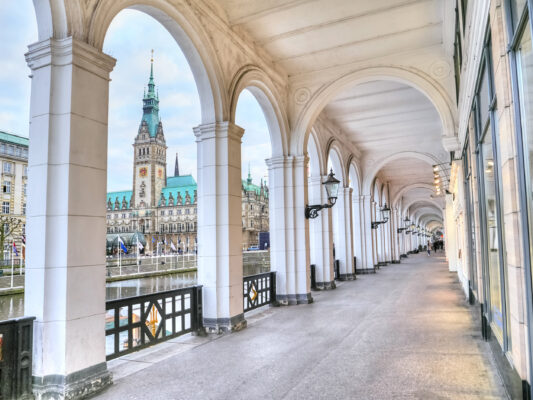 hamburg boegen an der binnenalster