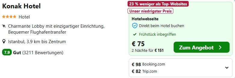 Istanbul Hotel kombi