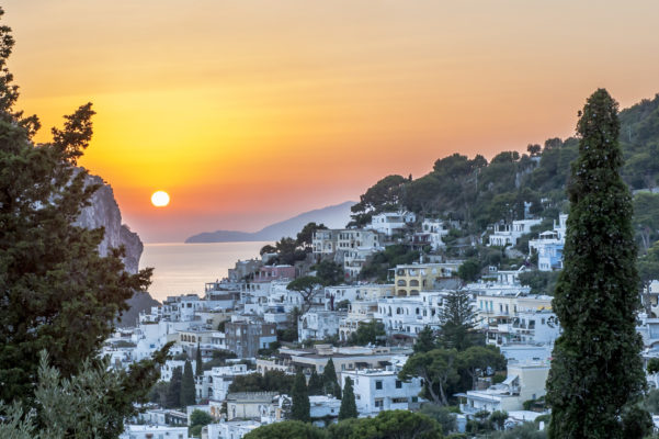 Italien Capri Sonnenuntergang