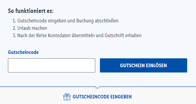 LIDL Reisen Gutschein