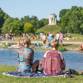 München Englischer Garten Baden