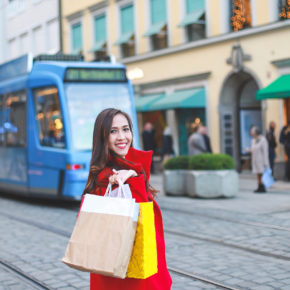 München Shopping Frau