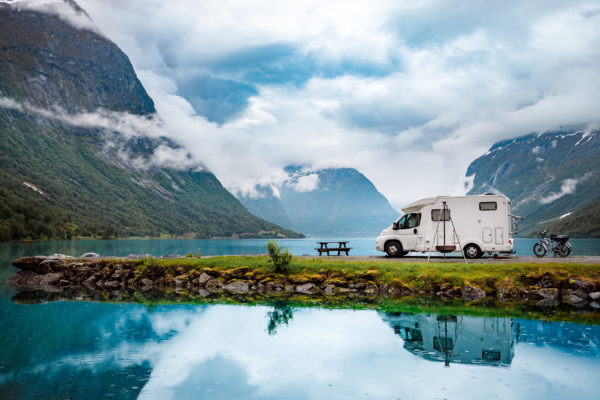 Norwegen Camping Caravan